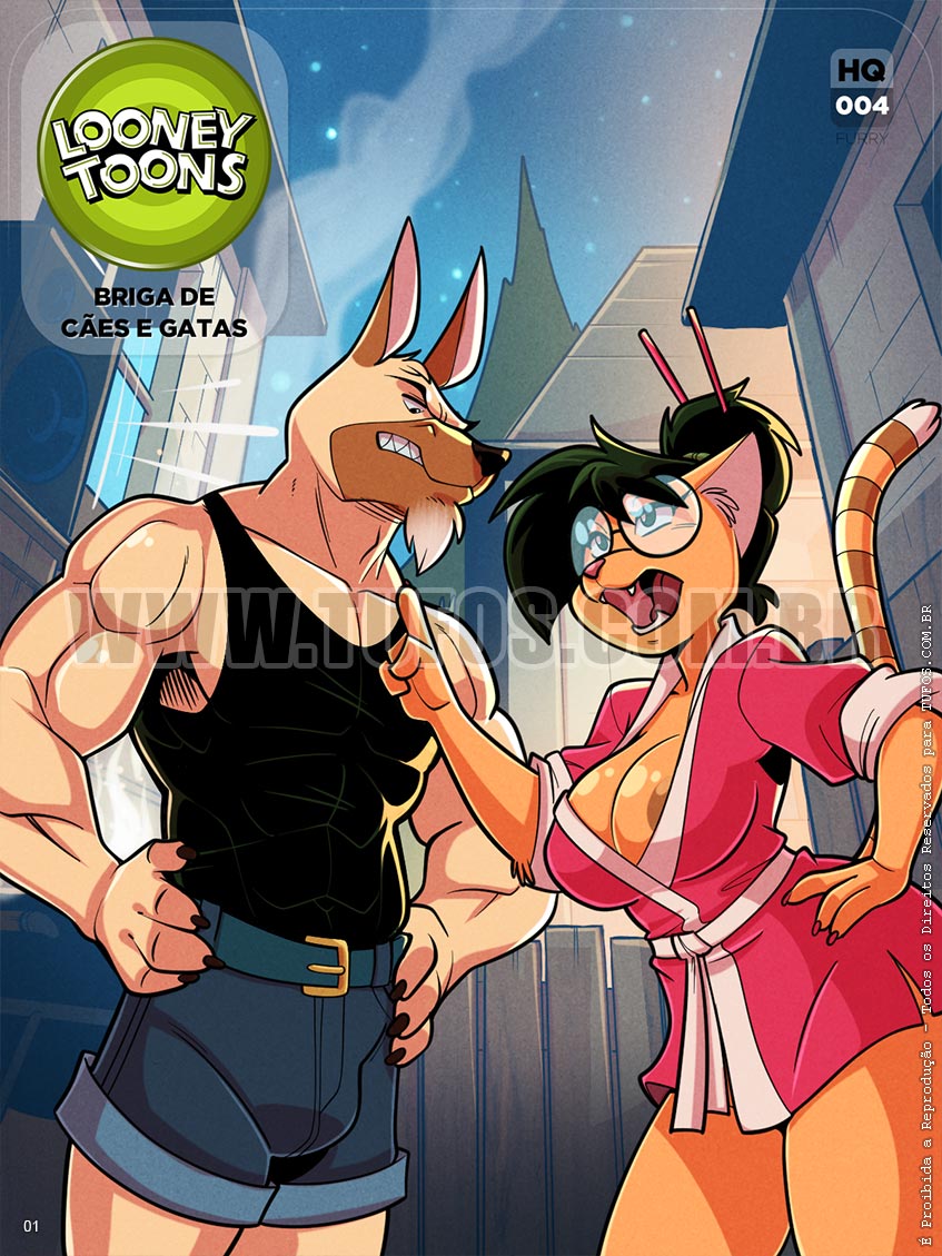 Looney Toons - Briga de cães e gatas - 01
