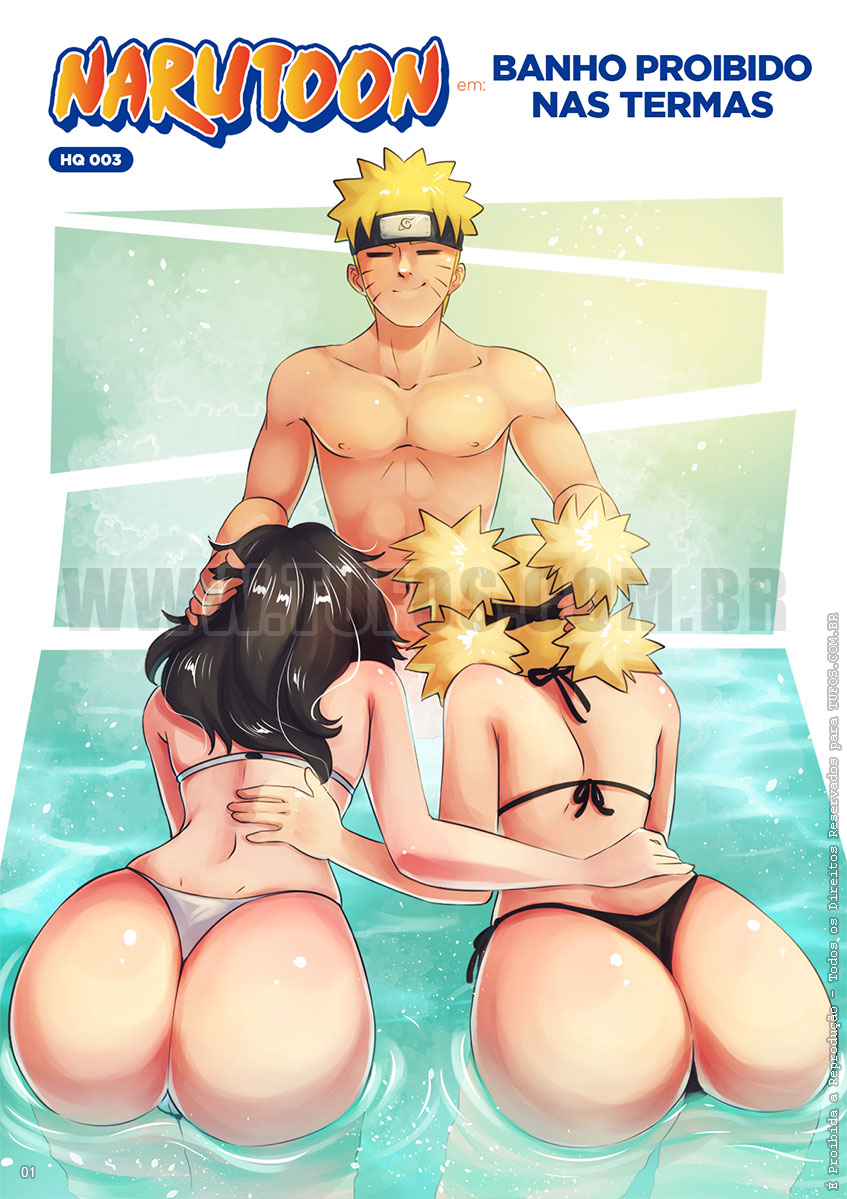 Narutoon - Banho proibido nas termas - 01