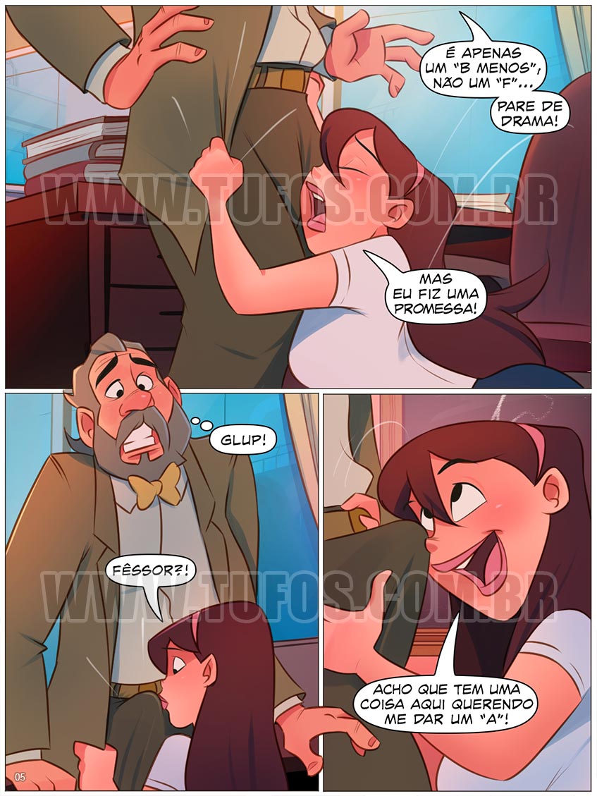 Família Sacana - Uma aluna sacaninha - 05