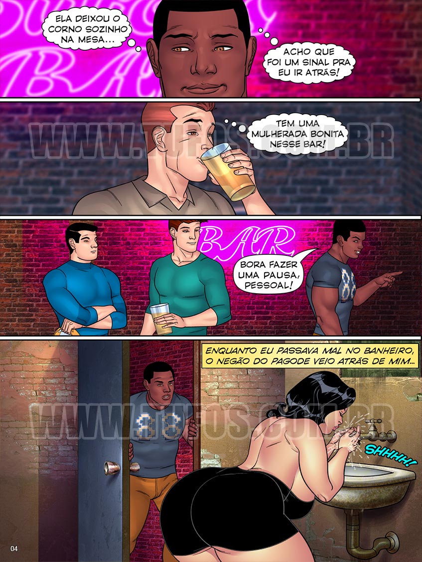 Papito, o Sogro Tarado - Dando no banheiro do buteco - 04