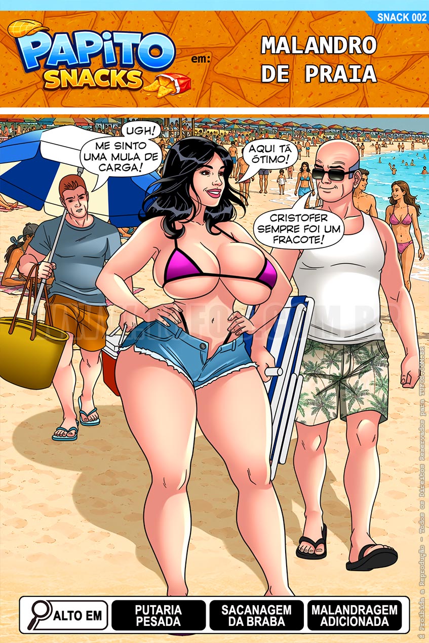 Papito Snacks - Malandro de praia - 01