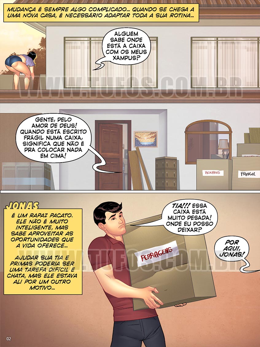 Tia, Primas e Cia - Dia de mudança é uma bagunça - 02